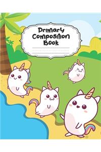 Kawaii Unicorn Primary Composition Book