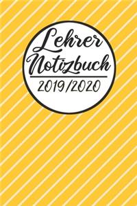 Lehrer Notizbuch 2019 / 2020