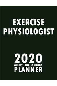 Exercise Physiologist 2020 Weekly and Monthly Planner