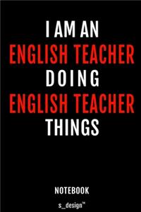 Notebook for English Teachers / English Teacher