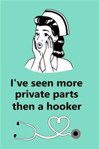 I've Seen More Private Parts Than A Hooker