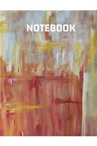 Notebook - A Blank Lined Journal With Abstract Art Cover