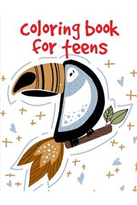 coloring book for teens