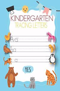 Kindergarten tracing Letters