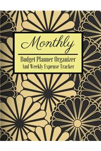 Monthly Budget Planner Organizer And Weekly Expense Tracker