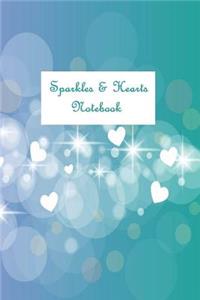 Sparkles & Hearts Notebook