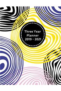 Three Year Planner 2019 - 2021 Lilja
