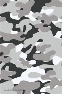 Camouflage Gray Journal Notebook