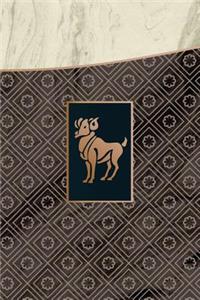 Monogram Aries Notebook