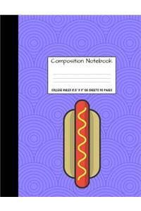 Composition Notebook College Ruled 8.5