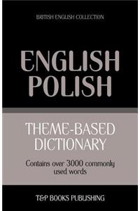 Theme-based dictionary British English-Polish - 3000 words