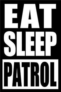 Eat Sleep Police Gift Notebook for a Police Officer, Medium Ruled Journal
