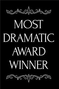 Most Dramatic Award Winner