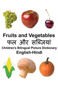 English-Hindi Fruits and Vegetables Children's Bilingual Picture Dictionary