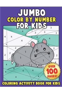JUMBO Color By Number for Kids