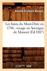 Les bains du Mont-Dore en 1786