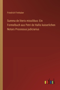 Summa de literis missilibus