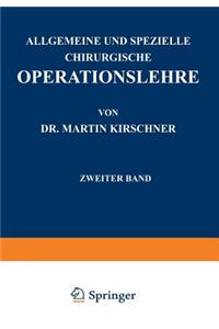 Allgemeine Und Spezielle Chirurgische Operationslehre