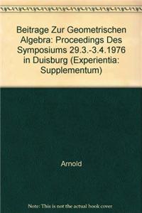 Beitrage Zur Geometrischen Algebra