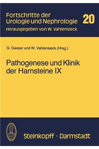 Pathogenese Und Klinik Der Harnsteine IX