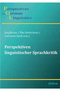 Perspektiven linguistischer Sprachkritik
