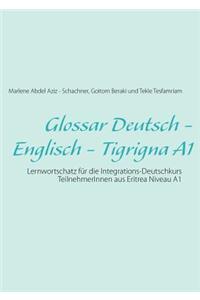 Glossar Deutsch - Englisch - Tigrigna A1