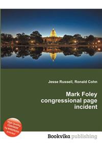 Mark Foley Congressional Page Incident