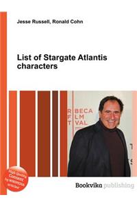 List of Stargate Atlantis Characters