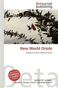 New World Oriole