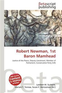 Robert Newman, 1st Baron Mamhead