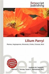 Lilium Parryi