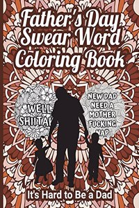 Father's Day Swear Word Coloring Book