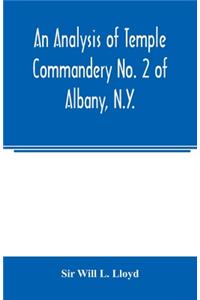 analysis of Temple Commandery No. 2 of Albany, N.Y.