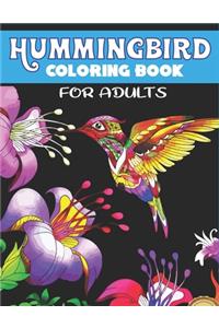 Hummingbird Coloring Book for Adults