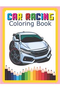 Car Racing Coloring Book