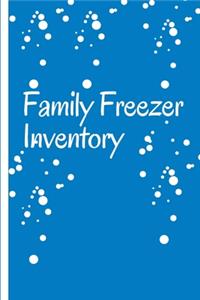 Family Freezer Inventory