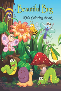 Beautiful Bug Kids Coloring Book