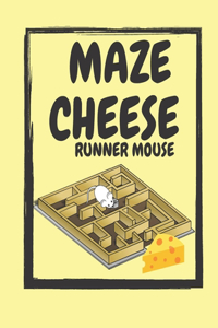 Maze cheese runner mouse