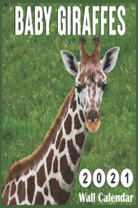 Baby Giraffe 2021 Wall Calendars