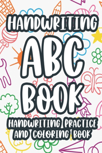 Handwriting ABC Book Handwriting Practice And Coloring Book