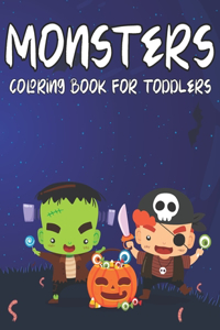 Monsters Coloring Book For Toddler