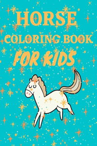 Horse Coloring Book For Kids.