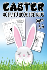 Easter Activity Book For Kids Ages 4-8