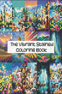 Vibrant Stained Coloring Book