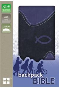 Backpack Bible-NIRV-Ocean Motion: New International Reader's Version, Ocean Motion Blue, Italian Duo-Tone, Backpack Bible