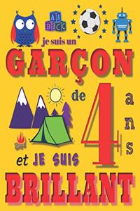 Je suis un garçon de 4 ans et je suis brillant
