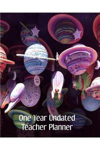 One Year Undated Teacher Planner