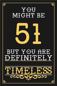 51st Birthday Journal