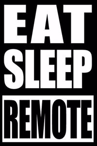 Eat Sleep Remote Cool Notebook for a Radio-controlled Car Racing, Blank Lined Journal