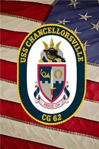 US Navy Cruiser USS Chancellorsville (CG_62) Crest Badge Journal